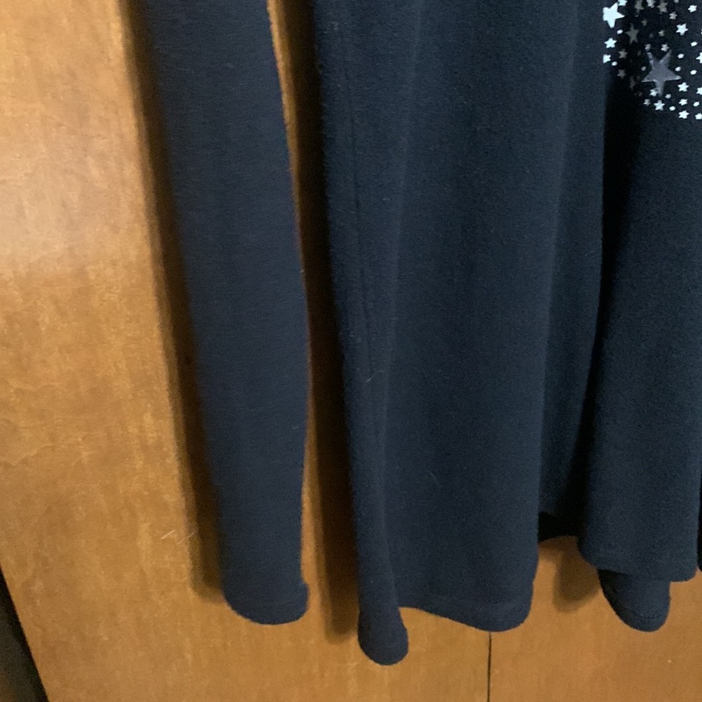 NO BOUNDARIES- Skeleton Black Long sleeve Shirt/ Open shoulder - Picture 4 of 9